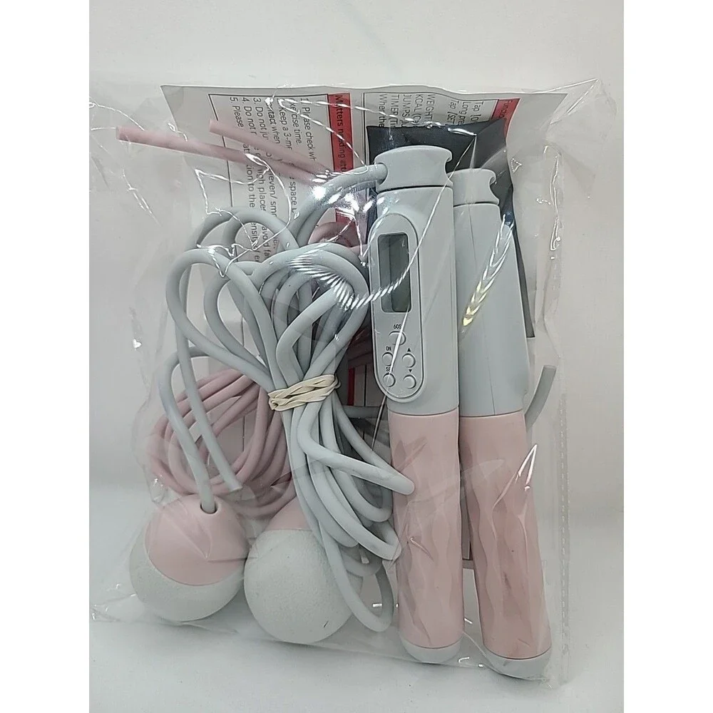 NEW Jump Rope Digital Weighted Handle Workout Jumping Rope with Calorie Counter - Picture 4 of 5